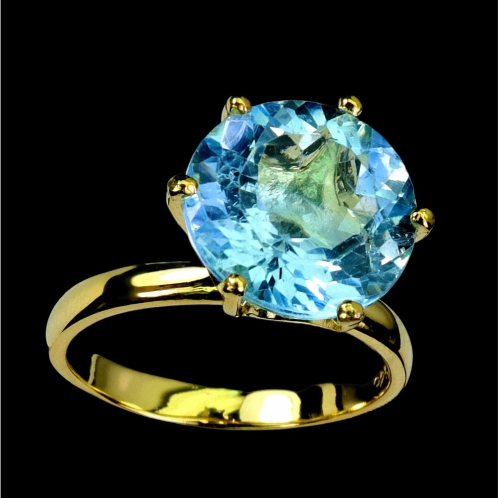 Exquisite Genuine Top Sky Blue Topaz